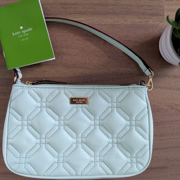 Kate Spade Linet Astor Court Faded Mint Purse - Picture 2 of 4